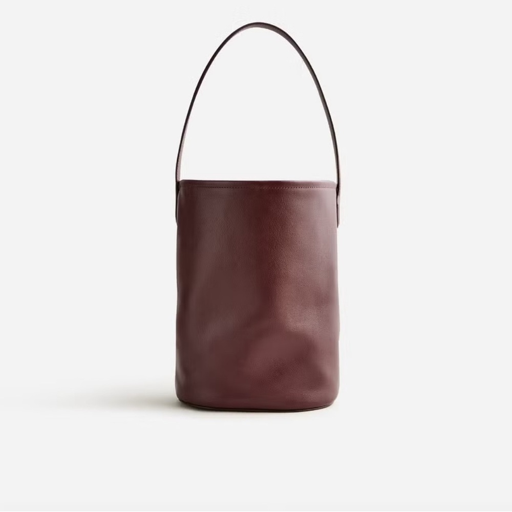 J. Crew Berkeley Bucket Bag - Burgundy